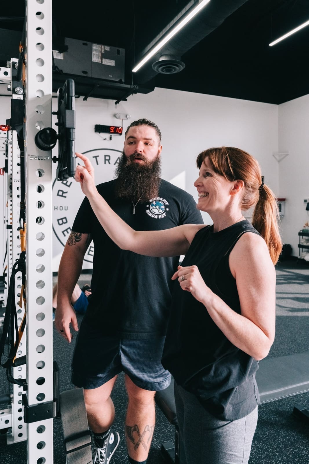 Strength training at District H at District H Strength & Fitness in Houston