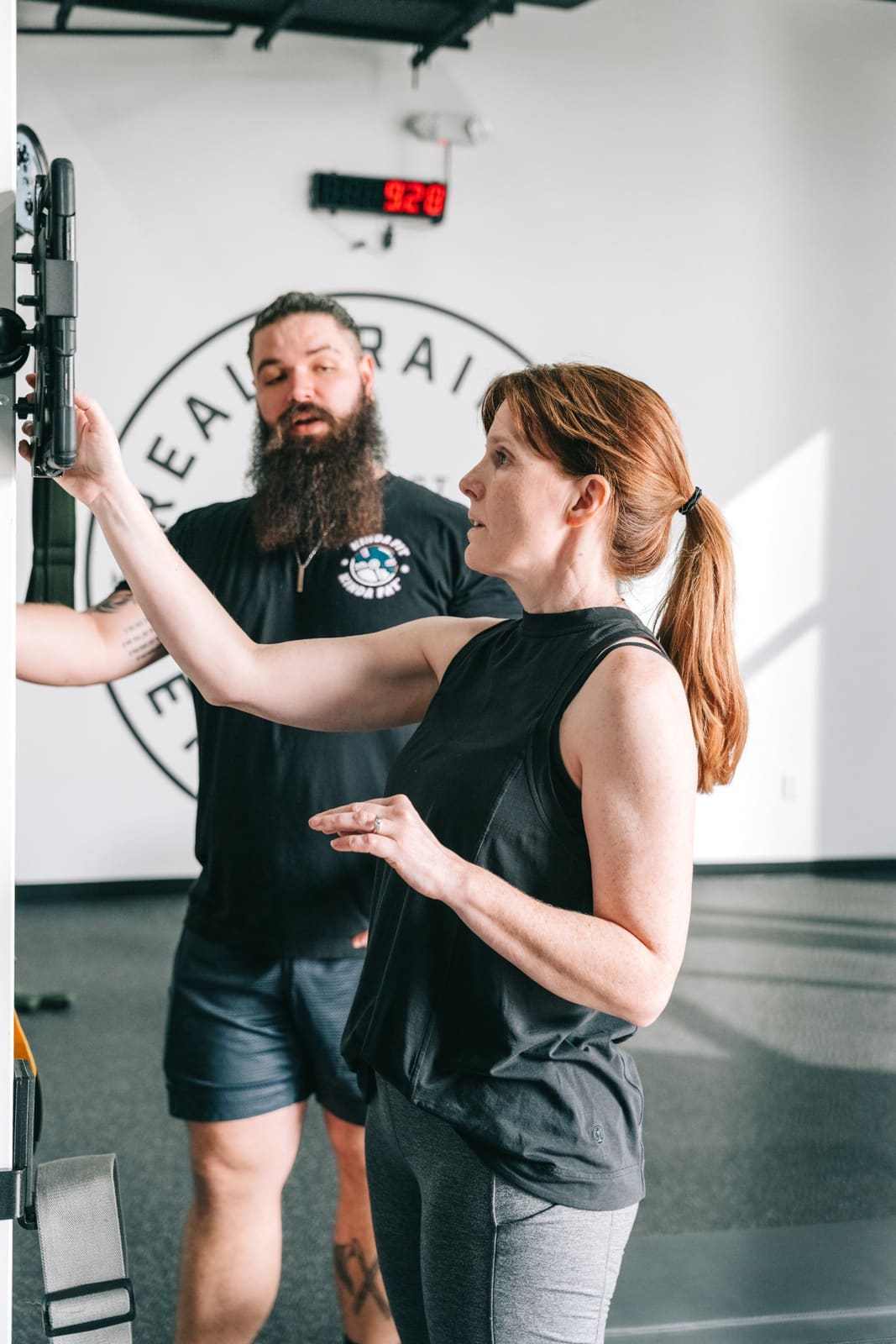 Members at District H Strength and Fitness at District H Strength & Fitness in Houston